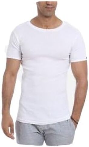 Cottonil Egyptian Cotton Men's T-Shirts MERCERISÉ –Short Sleeve Crew Neck Tees- Regular Fit O-Neck T-Shirts in Saudi Arabia