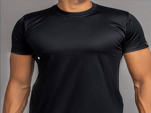 Cottonil Egyptian Cotton Men's T-Shirts MERCERISÉ –Short Sleeve Crew Neck Tees- Regular Fit O-Neck T-Shirts in Saudi Arabia