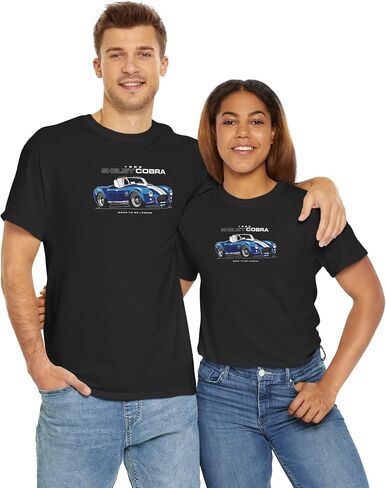 Cobra T-Shirt, Classic American Sports Car Graphic Tee – Retro Automotive Lover Gift for Men & Women in Saudi Arabia