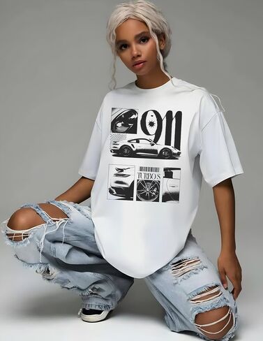 Legendary JDM Racing Sports Car Iconic 911 Silhouette T-Shirt, Unisex Vintage Y2K Oversized Graphic T-Shirt, Retro Design in Saudi Arabia