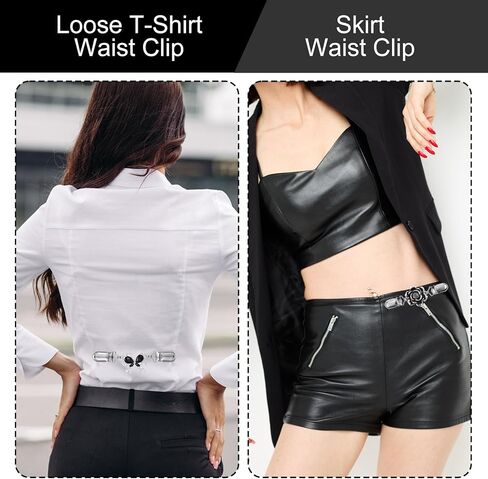 3 PCS Retro Weist Cincher Clip Set عتيقة شال مرونة شال من طوق الظهر الظهر بانت الخصر مشدود ملابس السترة سترة سترة مقطع للنساء 3 أنماط in Kuwait