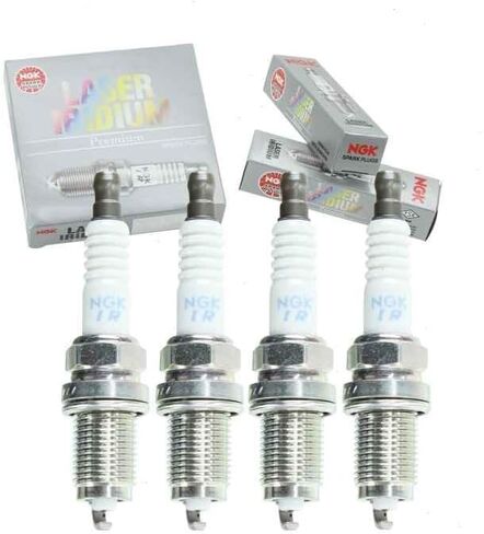 4 pc NGK Laser Iridium Spark Plugs compatible with Honda CR-V 2.4L L4 2002-2009 in Saudi Arabia