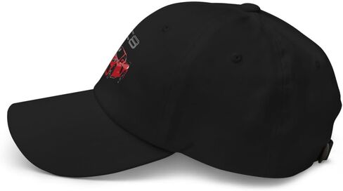 Corvette C8 Dad Hat – Red Mid-Engine Sports Car Cotton Twill Cap with Adjustable Strap in Saudi Arabia