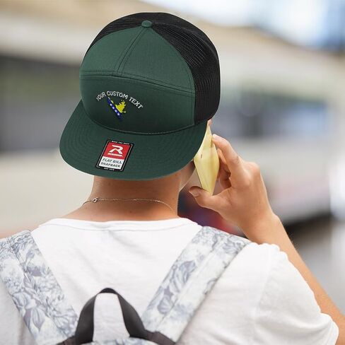 إيجابيات سريعة الشبكة قبعة قبعة Snapback قبعة الاتحاد من البوسنة علم العلم خريطة هرسكوفينا شقة فاتورة القبعة قبعة القبعة قبعة 7 لوحات in Kuwait