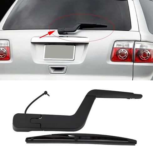 Acouto 15276248 15276259 Arm Wiper Wiper Arm & Blade الخلفي مجموعة 2007-2012 لـ Saturn Outlook 2007-2010 السيارة الخلفية الخلفية الظهر مجموعة أذرع الذراع in Saudi Arabia
