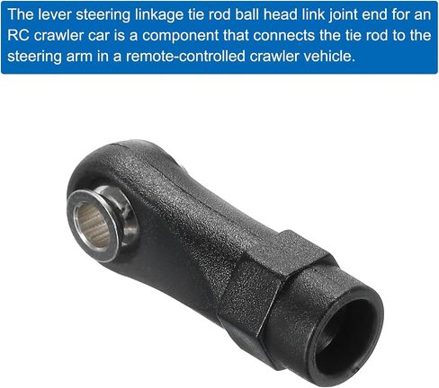 MECCANIXITY M4xL24mm Lever Steering Linkage Tie Rod Ball Head Link Joint End for RC Crawler Car Pack of 10 in Saudi Arabia