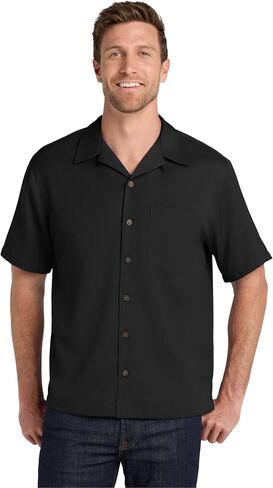 Port Authority Men's Easy Care Short Sleeve Button-Down Camp Shirt in Saudi Arabia