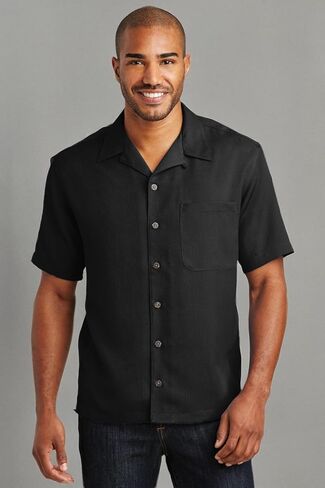 Port Authority Men's Easy Care Short Sleeve Button-Down Camp Shirt in Saudi Arabia