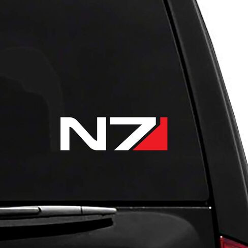N7 - Mass Effect - ألعاب - ملصق مركبة الفينيل in Saudi Arabia