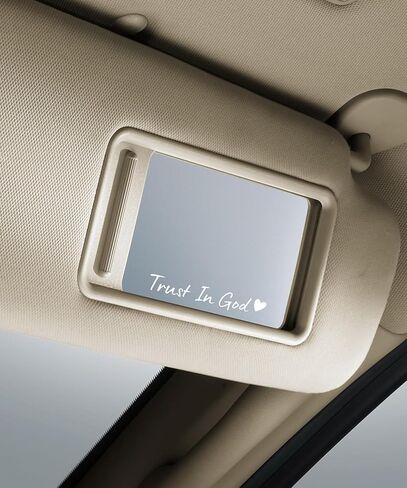 4PCS Car Stickers,Car Accessories Trust in God Rearview Mirror Sticker,Auto Stickers and Decals,Auto Decals for Women,Trust in God Mirror Decoration,Fits for Women Drivers, Motorcycles (白色) in Saudi Arabia