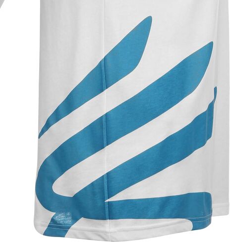 Under Armour Mens Curry Ultra Splash T-Shirt L White/Yellow/Blue in Saudi Arabia