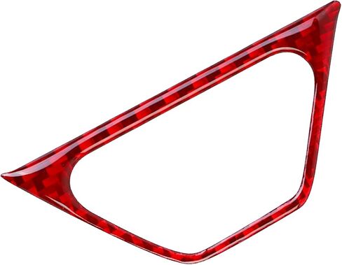 Ruiante متوافق مع ألياف الكربون Center Center Censole Button Panel Double Flash Light Trim Exclseories لـ Camaro 2015 2016 2017 2018 2019 2020 2021 2022 2023 2024 (1PCS Red) in Kuwait