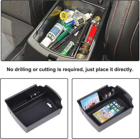 Aunginsy Car Car Recrest Box Box Box متوافق مع Kia Soul 2020-2025 Auto Center Center Console Tresanizer Trayrest Box Box الثانوية مربع تخزين in Saudi Arabia
