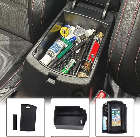 Aunginsy Car Car Recrest Box Box Box متوافق مع Kia Soul 2020-2025 Auto Center Center Console Tresanizer Trayrest Box Box الثانوية مربع تخزين in Saudi Arabia