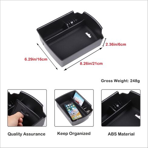 Aunginsy Car Car Recrest Box Box Box متوافق مع Kia Soul 2020-2025 Auto Center Center Console Tresanizer Trayrest Box Box الثانوية مربع تخزين in Saudi Arabia