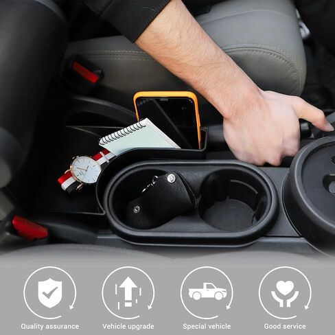 Jimen متوافق مع Jeep Wrangler JK JKU 2007-2010 ، CAN CENTER CENSOLE HAND HAND BRAKE BOX REMSREST TRAWER in Saudi Arabia