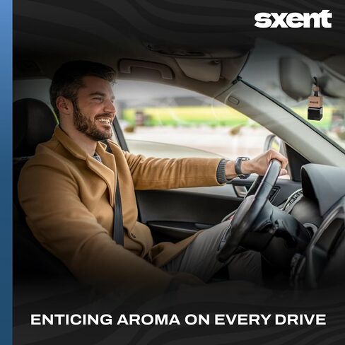 SXENT Savage Car Air Freshener for Men | Formaldehyde-Free Long-Lasting Fragrance Inspired by Sauvage | Vent-Clip or Hanging Black Diffuser in Saudi Arabia