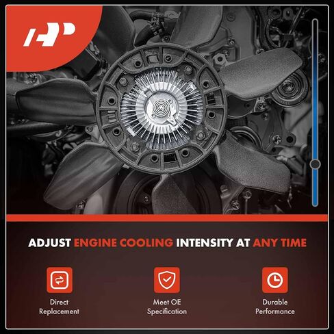 A-Premium Engine Cooling Fan Clutch Compatible with Mercedes-Benz C280 1994-1997, C36 AMG 1995-1997, E300 1995-1997, E320 1994-1995, S350, 260E, 300CE, 300D, 300E, 300SE, 300SEL, 300TE, 350SD, 350SDL in Saudi Arabia