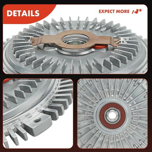A-Premium Engine Cooling Fan Clutch Compatible with Mercedes-Benz C280 1994-1997, C36 AMG 1995-1997, E300 1995-1997, E320 1994-1995, S350, 260E, 300CE, 300D, 300E, 300SE, 300SEL, 300TE, 350SD, 350SDL in Saudi Arabia
