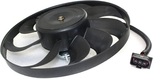 Garage-Pro Cooling Fan Assembly Compatible with 1998-2007 Volkswagen Beetle, Fits 1999-2005 Volkswagen Jetta A/C Condenser Fan Passenger Side in Saudi Arabia