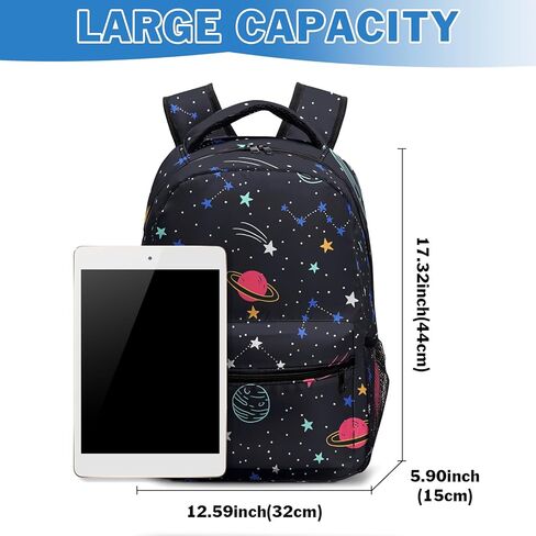 Green Dinosaur Kids Backpack for Boys Girls Dinosaurs Skeletons Kindergarten Preschool Bookbag Elementary School Book Bags Lightweight Toddler Backpacks with Chest Strap in Kuwait