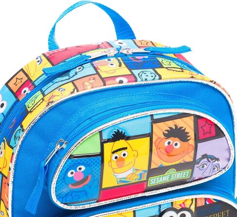 حقائب ظهر Sesame Street Mini - حزمة مع حقيبة ظهر صغيرة تضم Elmo و Big Bird و Cookie Monster و Mater Bottle و Toeds والمزيد | حقيبة ما قبل المدرسة في شارع السمسم للأطفال الصغار in Saudi Arabia