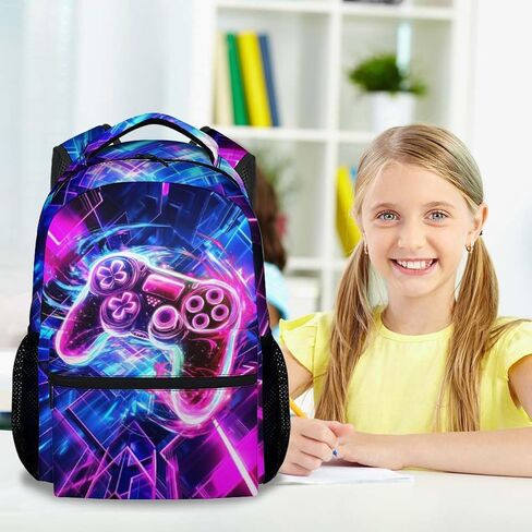 Backpack for Boys - 17 Inch Kids Dinosaur Backpacks for Kindergarten - Cute Lightweight Durable School Bag for Elementary in Saudi Arabia