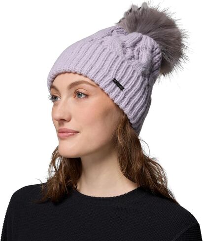 Columbia Women's Boundless Days Cable Knit Pom Beanie in Saudi Arabia