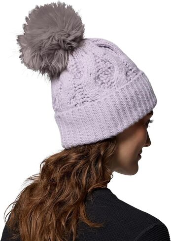 Columbia Women's Boundless Days Cable Knit Pom Beanie in Saudi Arabia