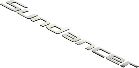 1x New SEA RAY SUNDANCER Boat Emblem Logo Badge 3D Letters NAMEPLATE 3M SELF Adhesive Sticker 24.25" Long (Chrome) in Kuwait