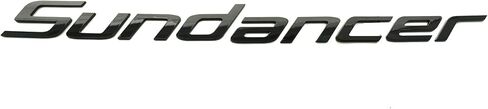 1x New SEA RAY SUNDANCER Boat Emblem Logo Badge 3D Letters NAMEPLATE 3M SELF Adhesive Sticker 24.25" Long (Chrome) in Kuwait