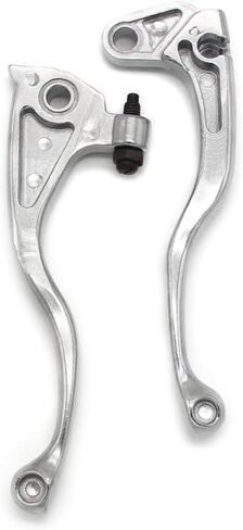Motorcycle Brake Lever, Aluminum Silver, 1.96" x 5.9" L-shaped, Suitable for Yamaha XT225/XT250/SEROW225/250/DT230 LANZA/DT200/DT125 in Saudi Arabia