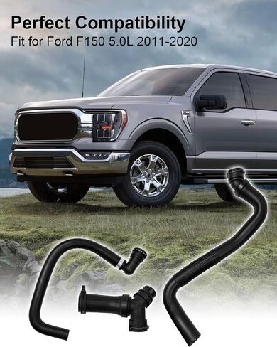 Upper Radiator Hose Compatible with Ford F150 5.0L 2011-2020, Engine Coolant Hose Connector Replace BL3Z 8C350-A CL3Z 8260-A DR3Z-8566-A in Saudi Arabia