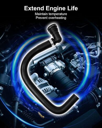 Upper Radiator Hose Compatible with Ford F150 5.0L 2011-2020, Engine Coolant Hose Connector Replace BL3Z 8C350-A CL3Z 8260-A DR3Z-8566-A in Saudi Arabia