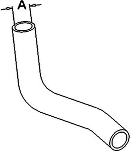 Reliable Aftermarket Parts Our Name Says It All 86519855 Lower Radiator Hose Fits Ford TC25, TC25D, TC29, TC29D, 1530, 1630, 1725 in Saudi Arabia
