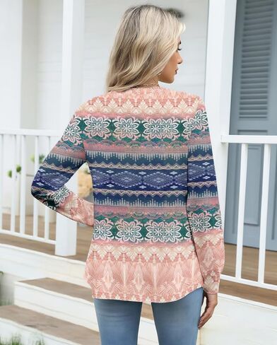 Long Sleeve Tunic Tops for Women Crew Neck Pleated T-Shirts Business Work Blouses Fall 2025 Clothes in Saudi Arabia