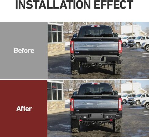 المصد الخلفي متوافق مع 99 00 01 02 03 04 05 06 07 08 09 10 11 12 13 14 15 16 Ford F250 F350 F550 (باستثناء Raptor و EcoBoost) in Kuwait
