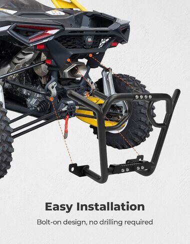 kemimoto الخلفية المصد الخلفي متوافق مع can am maverick r 2024+ ، تغطية واقي الفرشاة الظهر المشتركة الأسود ، استبدال #715007172 in Kuwait