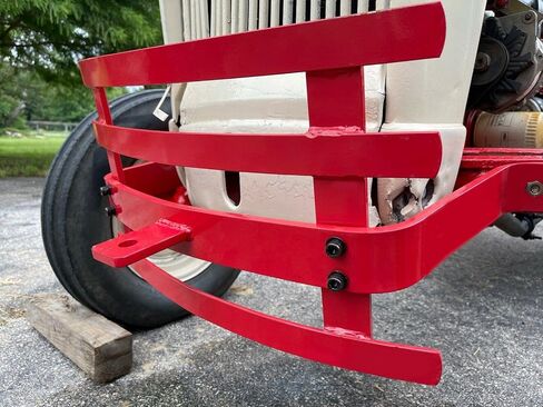 HECASA Front Bumper W/Trailer Hitch Compatible with Ford Ferguson Farm Tractor 2N 8N 9N 600 800 2000 3000 4000 TO20 TO30 Replacement for 311541HD Red in Saudi Arabia