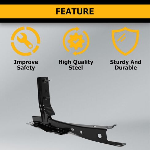 دعم الرادياتير Kuafu متوافق مع استبدال Toyota Tacoma 2016-2023 لـ TO1233120 5320904030 HOOD GRAY CORE SESSELBLY ASSECTR in Saudi Arabia