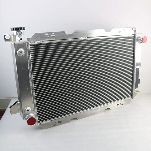 4 صف من الألومنيوم المبرد لعام 1985-1997 Ford F150 F250 F350 Bronco 5.0 5.8 7.3 7.5 V8 Radiators 1988 1989 1990 1991 1992 1993 1995 1995 1995 in Kuwait