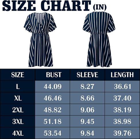 Shejize Women's Plus Size Wrap Dress بالإضافة إلى فستان الصيف الحجم in Kuwait