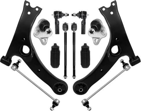 ذراع التحكم السفلى من 12 في المائة مع مفصل الكرة الداخلي وقضبان التعادل الخارجية تربط قضبان بديل التعليق Bellows لعام 2009-2013 Toyota Corolla in Kuwait