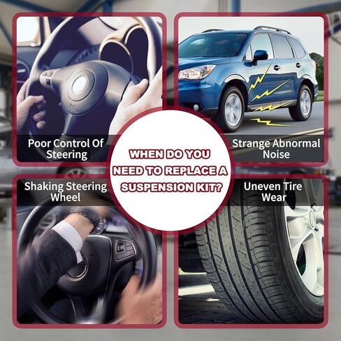 ذراع التحكم السفلى من 12 في المائة مع مفصل الكرة الداخلي وقضبان التعادل الخارجية تربط قضبان بديل التعليق Bellows لعام 2009-2013 Toyota Corolla in Kuwait