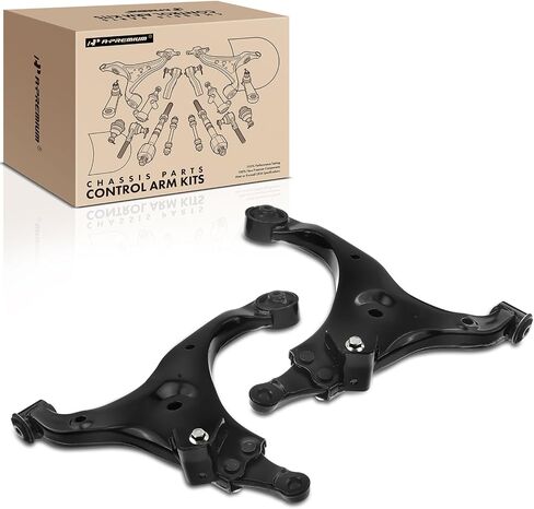 A-Premium 2 x Front Lower Control Arm, with Bushing, Compatible with Kia Optima 2007-2010, Rondo 2007-2012, Magentis 2006, Vehicles Without Upper Control Arms in Saudi Arabia