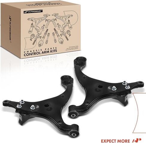 A-Premium 2 x Front Lower Control Arm, with Bushing, Compatible with Kia Optima 2007-2010, Rondo 2007-2012, Magentis 2006, Vehicles Without Upper Control Arms in Saudi Arabia