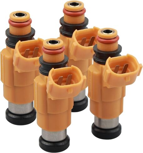 Fuel Injector Set of 6 Compatible with Jeep Liberty Commander Grand Cherokee, Dodge Nitro Dakota Durango Ram 1500 3.7L V6 4 Holes Fuel Injectors Replacement# 0280158020 812-12145 in Saudi Arabia