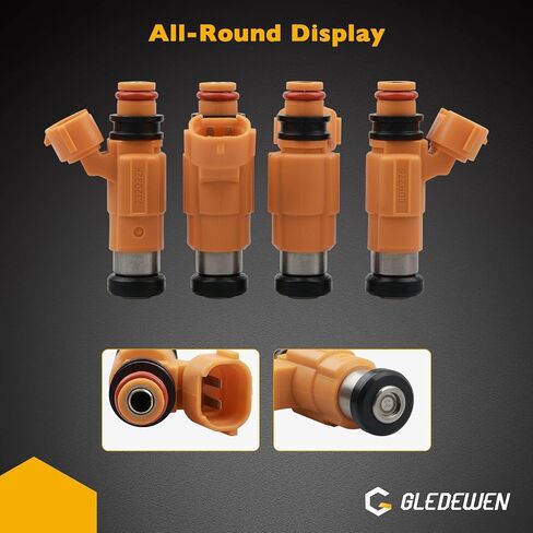 Fuel Injector Set of 6 Compatible with Jeep Liberty Commander Grand Cherokee, Dodge Nitro Dakota Durango Ram 1500 3.7L V6 4 Holes Fuel Injectors Replacement# 0280158020 812-12145 in Saudi Arabia