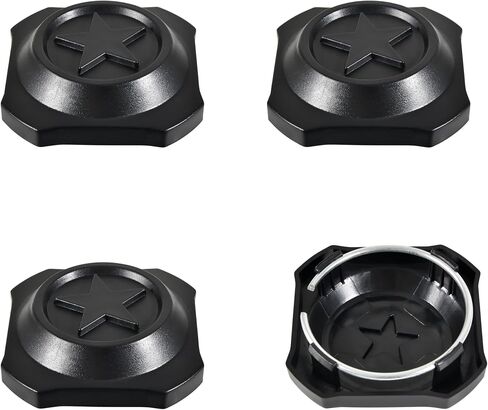 Flat Center Cap for Polaris RZR XP XP4 1000 2024-2025, Black Tire Wheel Hub Caps Center Covers Accessories(4PCS) in Saudi Arabia