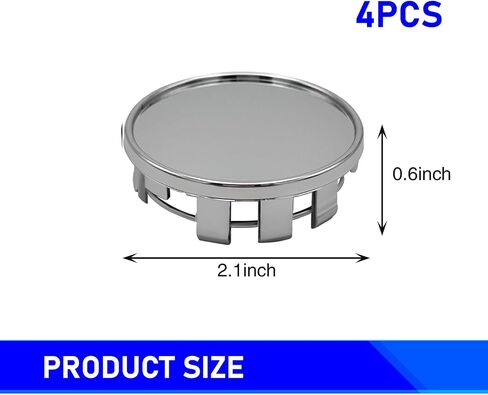 4 PCS Car Wheel Center Hub Cover, Rust Resistant Wheel Center Caps, ABS Snap-in Vehicle Rim Hub Central Hubcap Replacement, Applicable to The Original Wheel Hub Center Diameter of 1.96"(Black) in Saudi Arabia